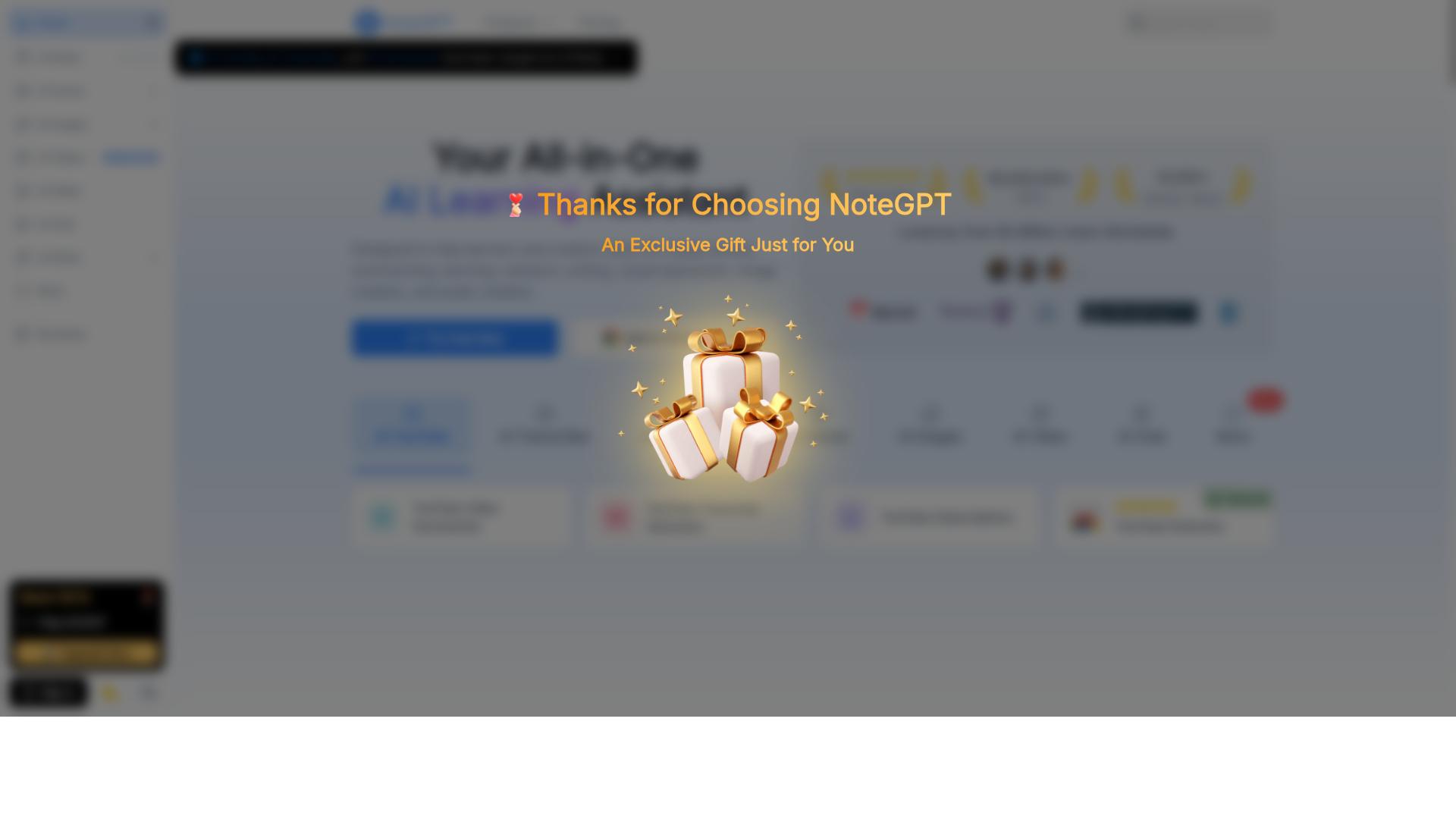 NoteGPT.io website