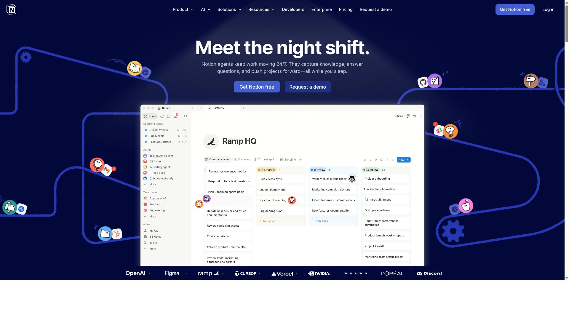 Notion AI website